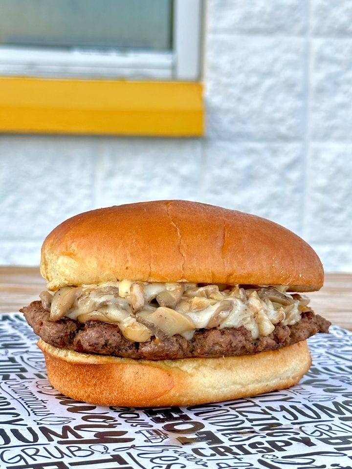 Classroom Swiss Burger.